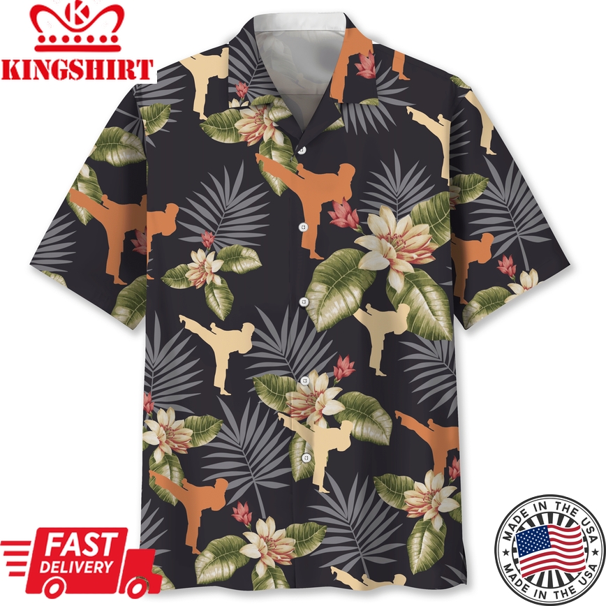 Karate Tropical Trendy Hawaiian Shirt