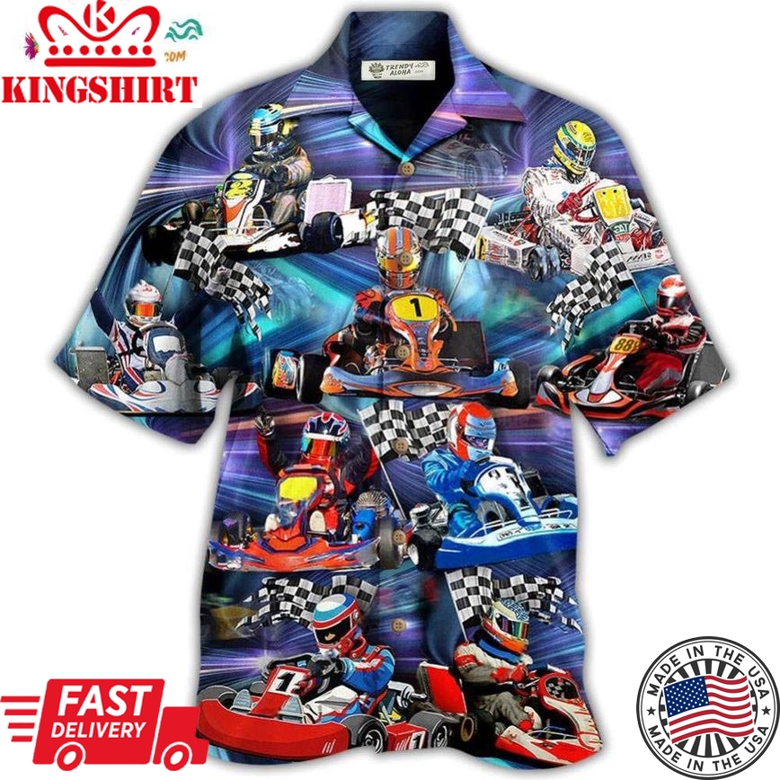 Kart Racing Go Kart Or Go Home Hawaiian Shirt