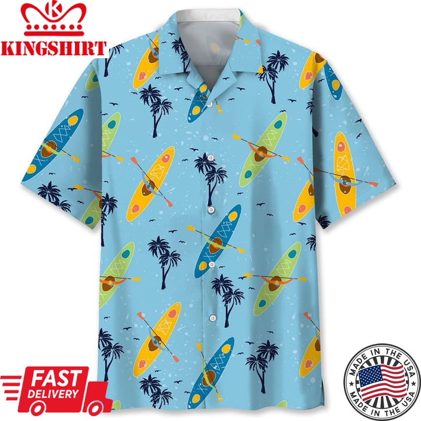 Kayaking Palm Hawaii Shirt