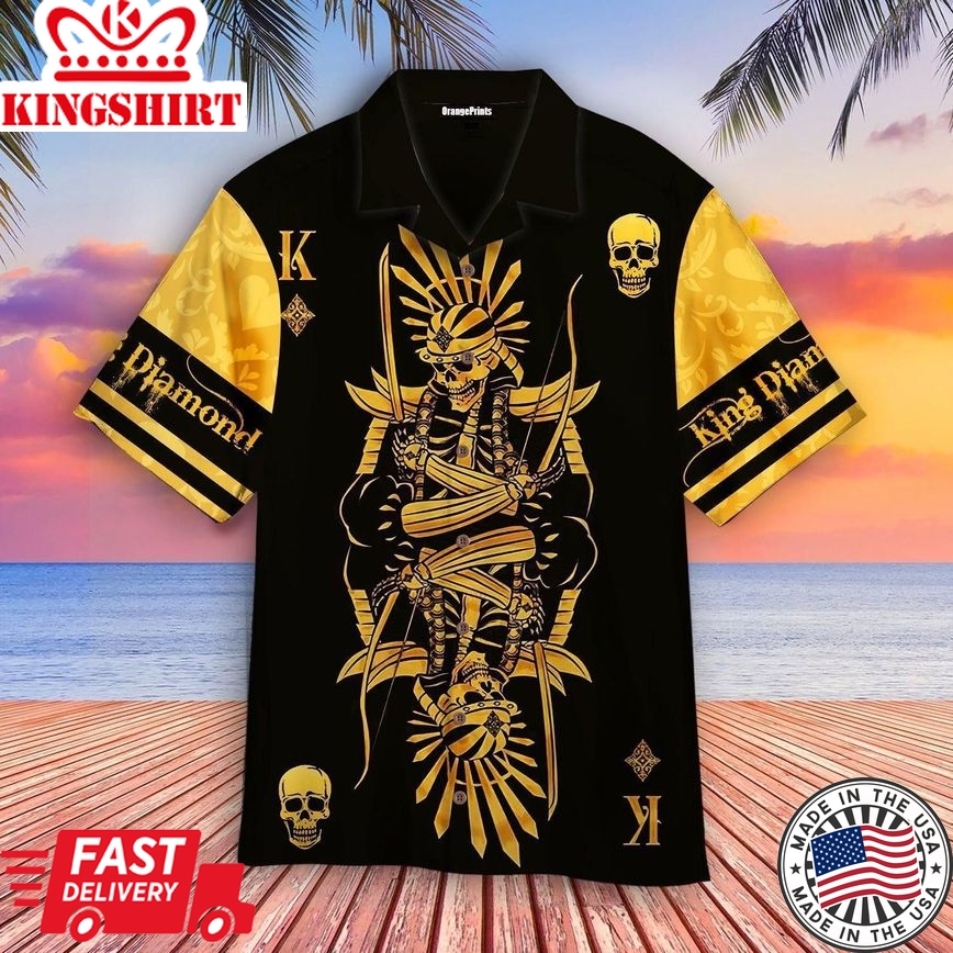 King Diamond Trendy Hawaiian Shirt For