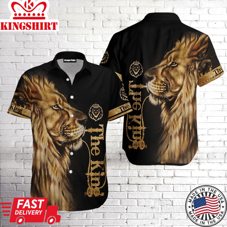 King Lion Trendy Hawaiian Shirt For