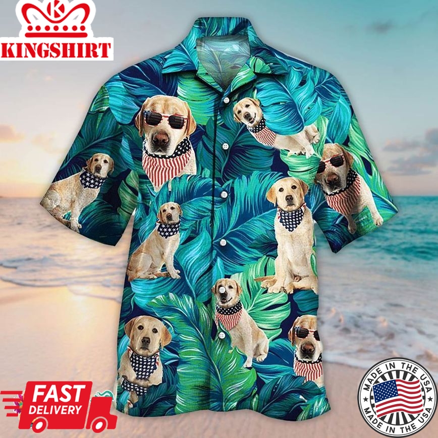 Labrador Retriever Hawaiian Shirt Dog Pattern For Men And Women, Aloha Hawaiian Shirts