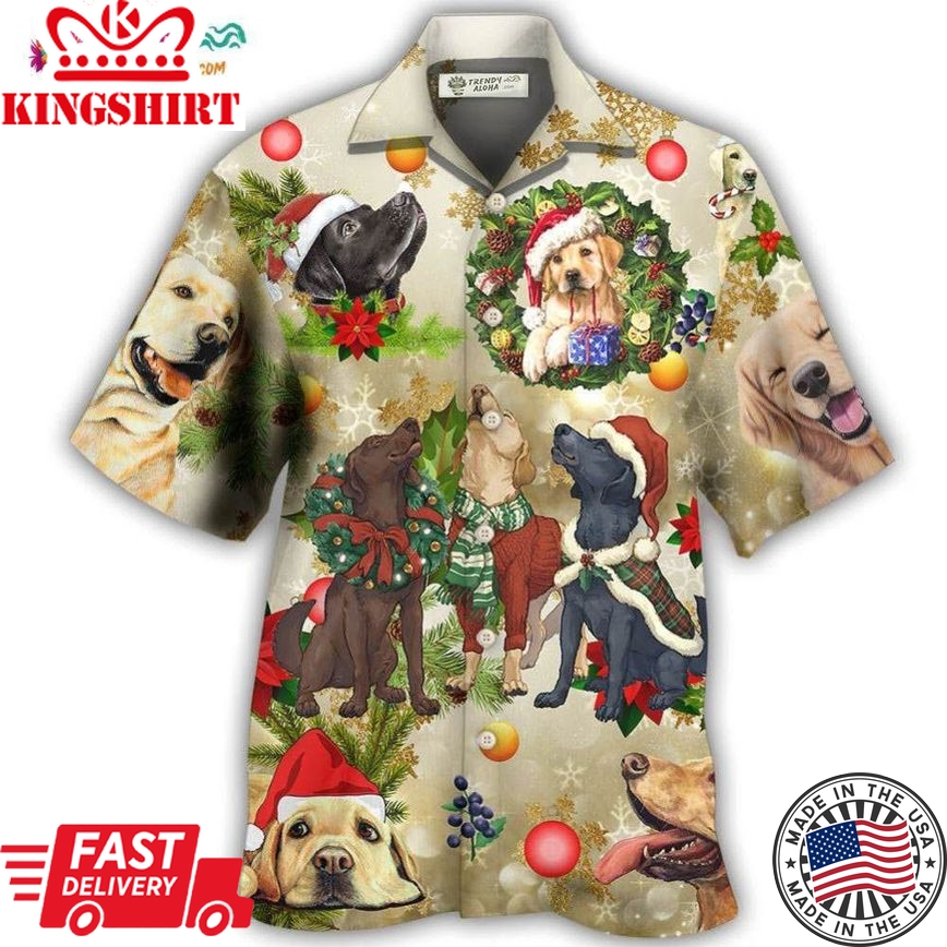 Labrador Retriever Xmas Is Better With Labrador Retriever Hawaiian Shirt