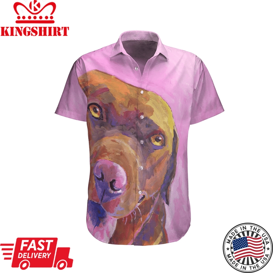 Labrador Retrievers Dog Aloha Trendy Hawaiian Shirt Colorful Short Sleeve Summer Beach Casual Shirt For Men And Women