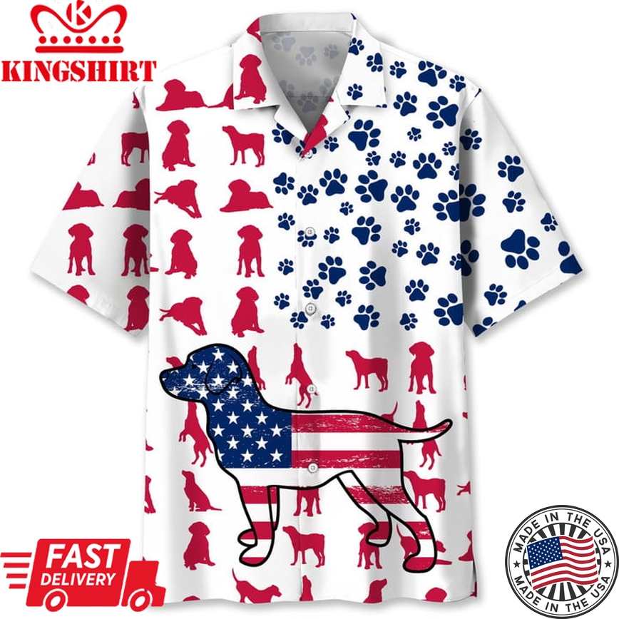 Labrador Set Icon Usa Hawaii Shirt