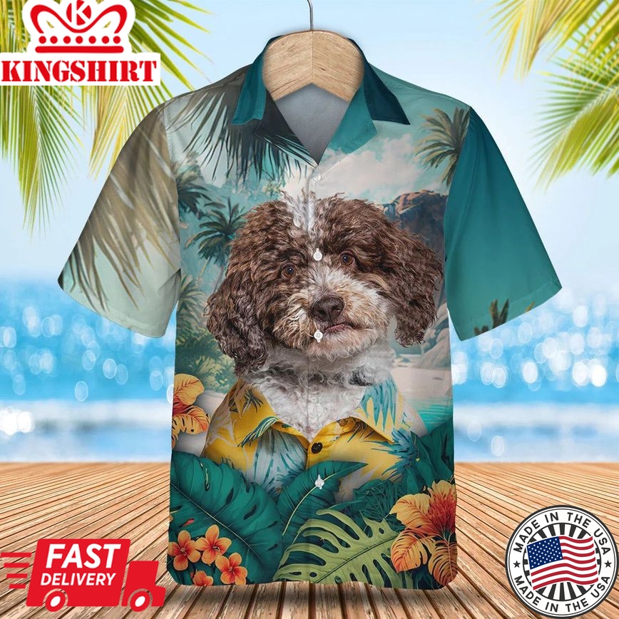 Lagotti Romagnoli - 3D Tropical Trendy Hawaiian Shirt