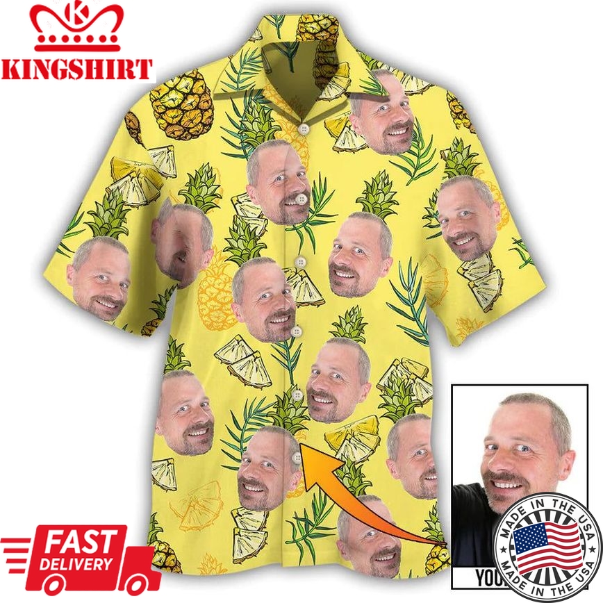 Laugh Out Loud: Hawaiian Shirt with Custom Photo in Funny Style