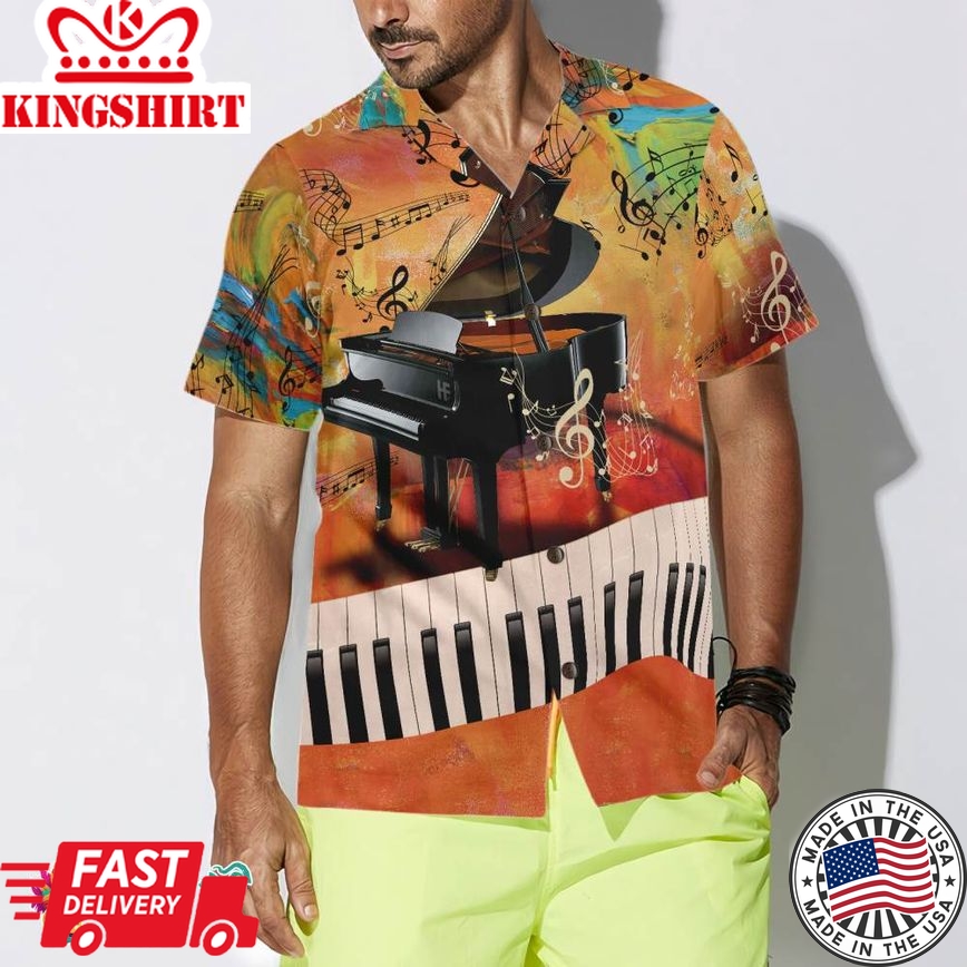 Let The Piano Guide You To The World Hawaiian Shirt