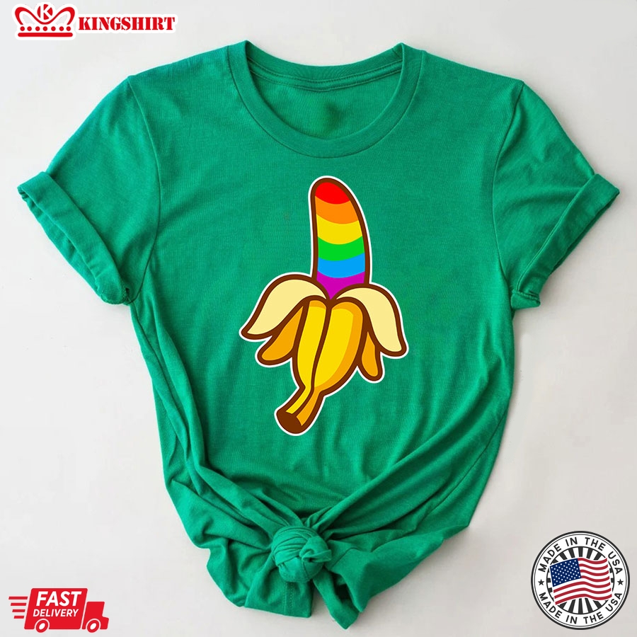 LGBT Banana Rainbow Flag Pride T-Shirt