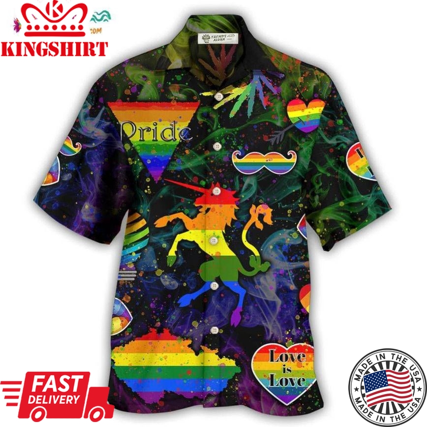 Lgbt Be Careful Who You Hate Style Hawaiian Shirt