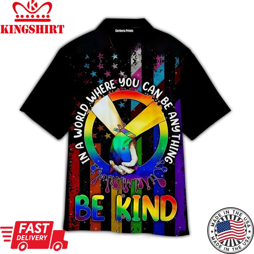 Lgbt Be Kind Aloha Hawaiian Shirts For Men & For Women |