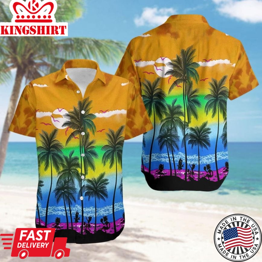 Lgbt Beach Aloha Hawaiian Shirts For Men & For Women |