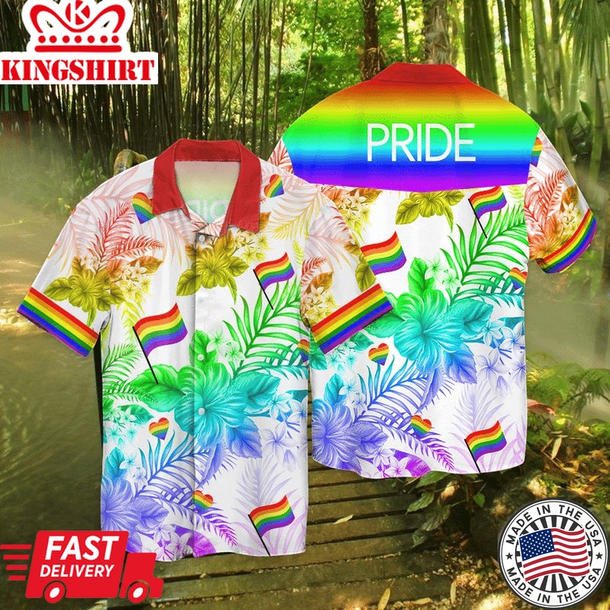 Lgbt Flag Hawaiian Shirts Aloha Hawaii Shirt Aloha Shirt For Summer