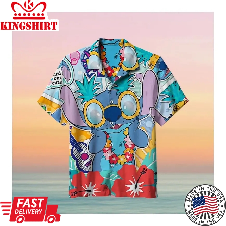 Lilo And Stitch Summer Vacation Holiday Trendy Hawaiian Shirt