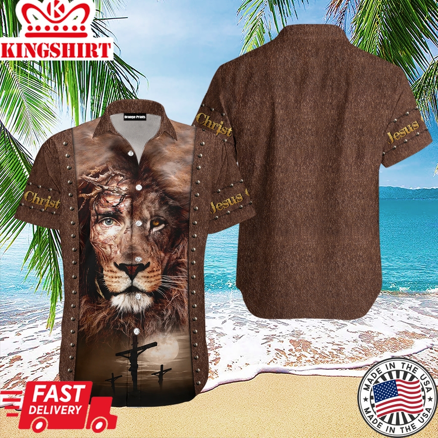 Lion Jesus Aloha Hawaiian Shirts For Men And Women |