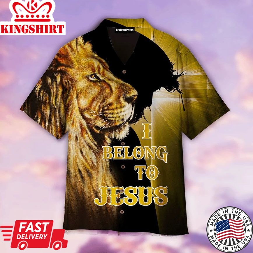 Lion Love Jesus Aloha Hawaiian Shirts For Men And For Women