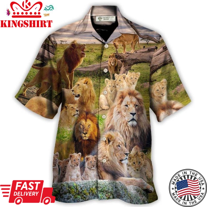 Lion Never Roars After A Kill Hawaiian Shirt