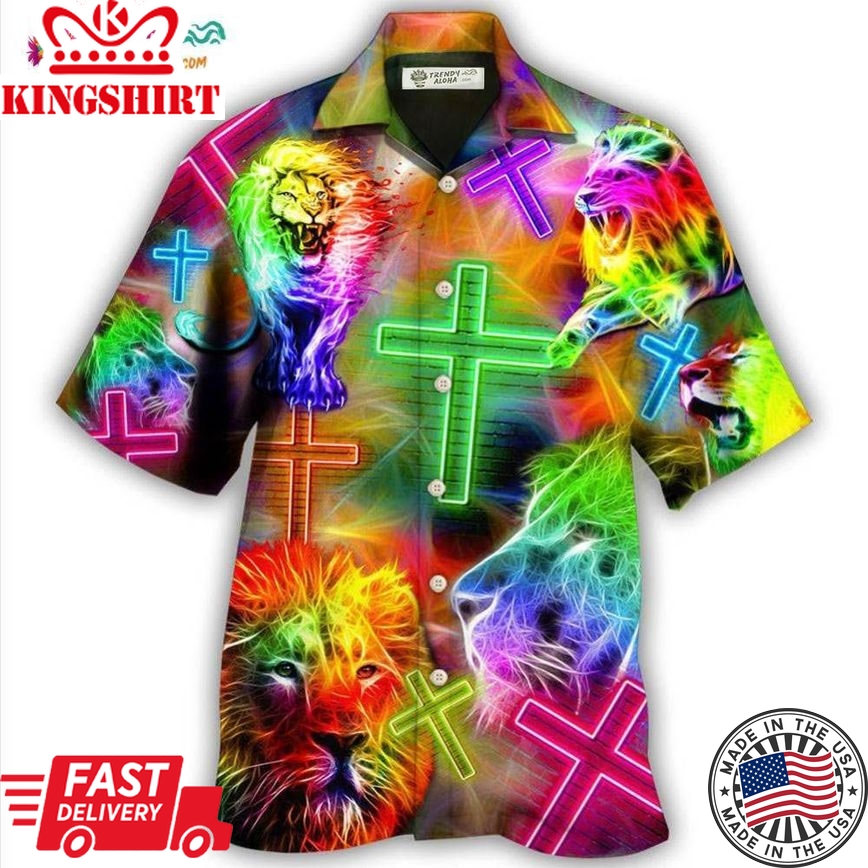 Lion Of God Style Hawaiian Shirt