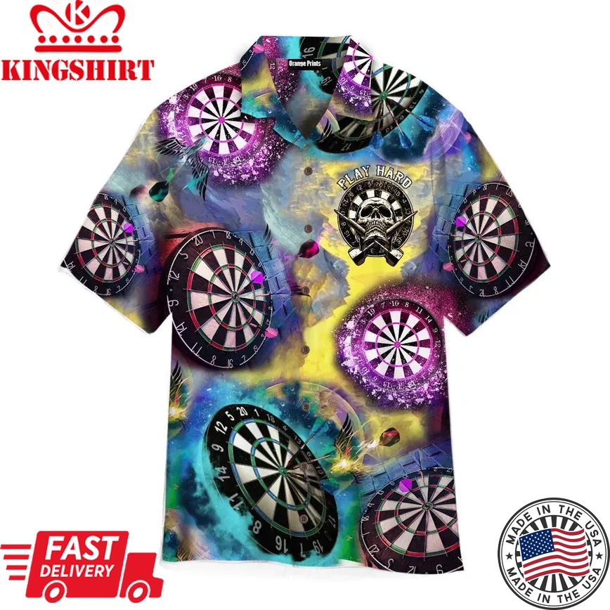 Living In Darts World Trendy Hawaiian Shirt