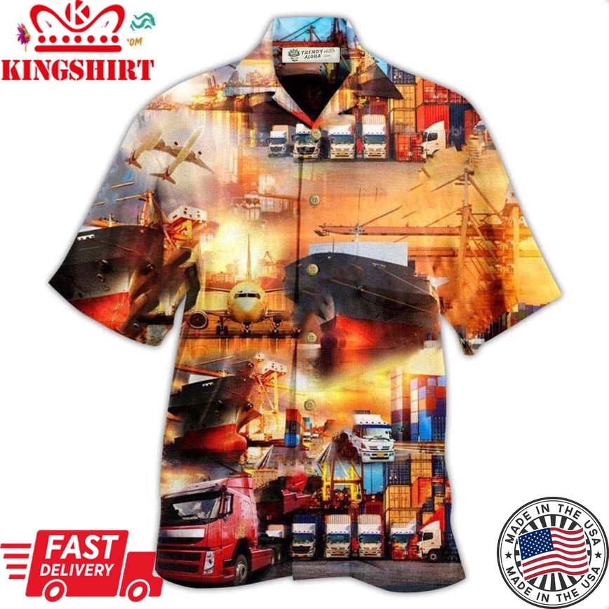 Logistics Into The World Logistics Hawaiian Shirt