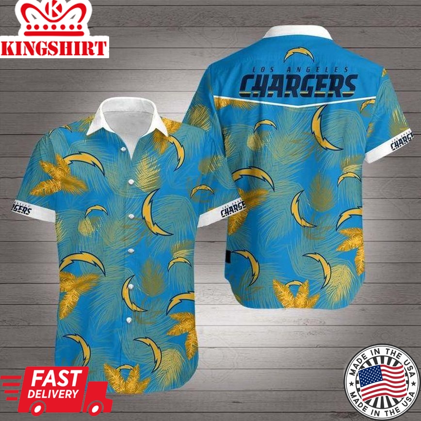 Los Angeles Chargers Hawaiian Aloha Shirt For Hot Fans