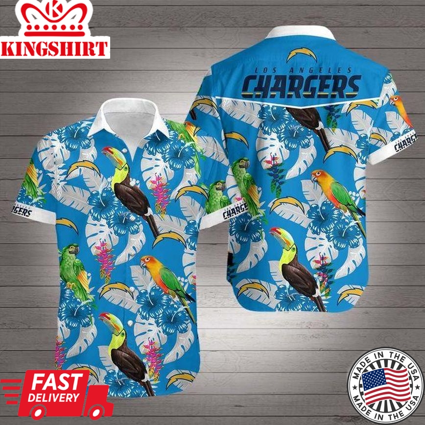 Los Angeles Chargers Hawaiian Aloha Shirt Limited Edition Gift