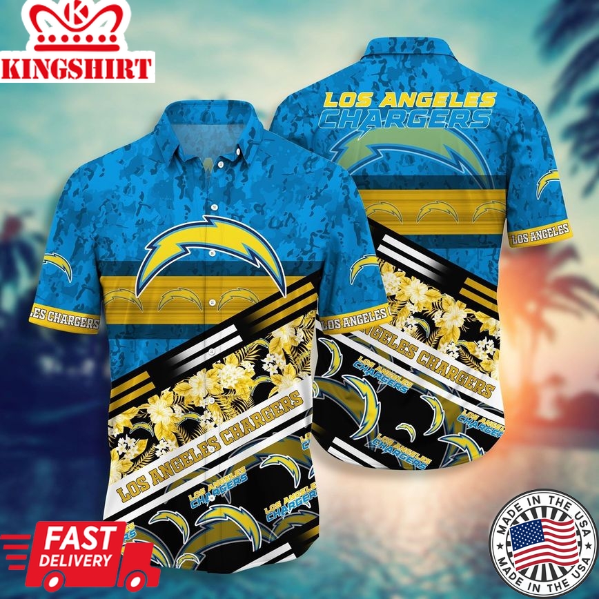 Los Angeles Chargers Shirt Short Style Hot Trending