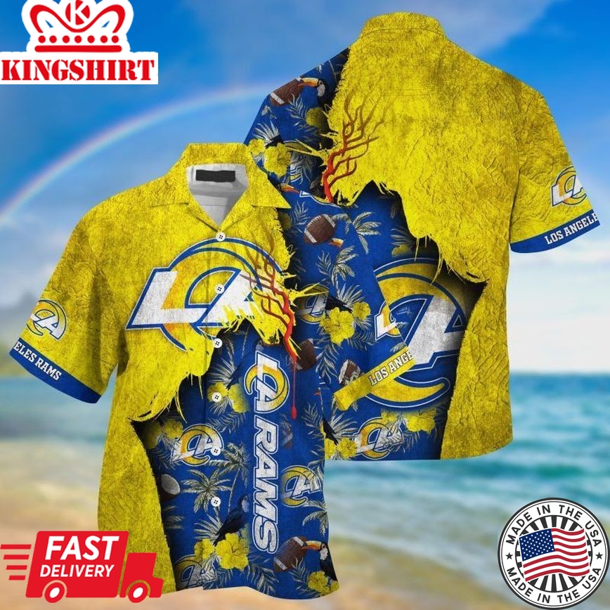 Los Angeles Rams NFL God Hawaiian Shirt & Short