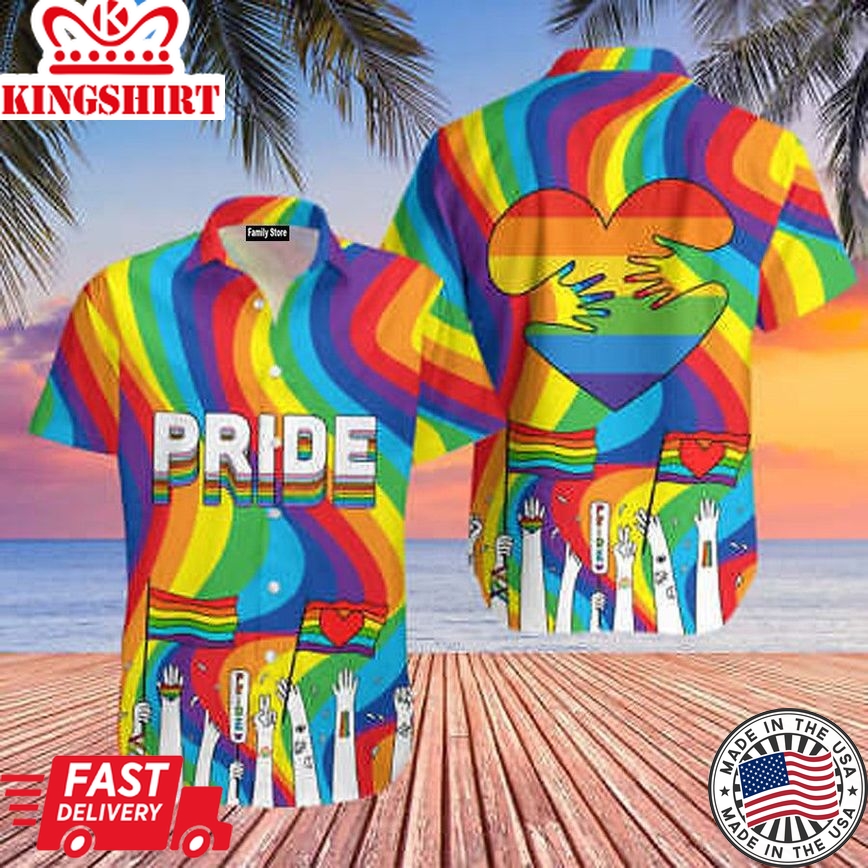 Love in the Islands: Pride Paradise Hawaiian Shirt