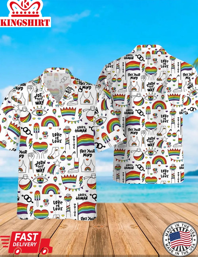 Love Is Love Trendy Hawaiian Shirt