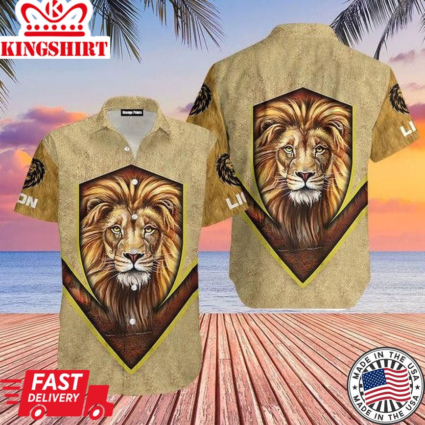 Love Lion Trendy Hawaiian Shirt For