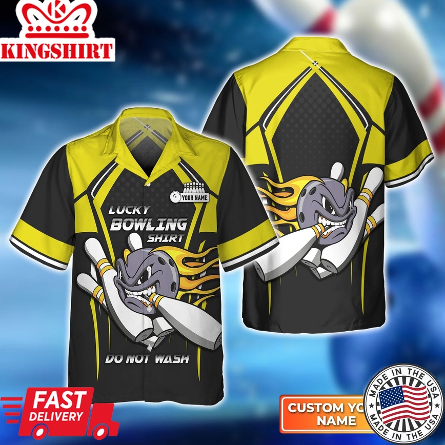 Lucky Bowling Do Not Wash Trendy Hawaiian Shirt, Bowling Trendy Hawaiian Shirt For Men, Women, Bowling Team Shirt