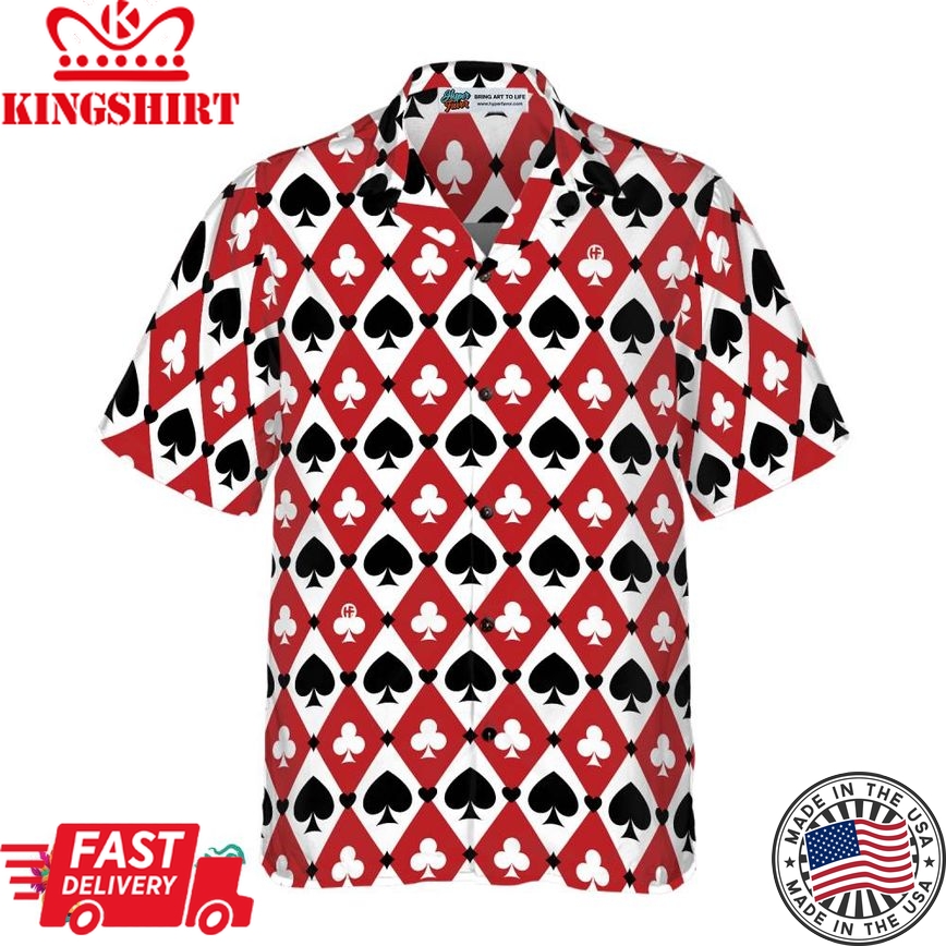 Luxury Casino Gambling Poker Hawaiian Shirt