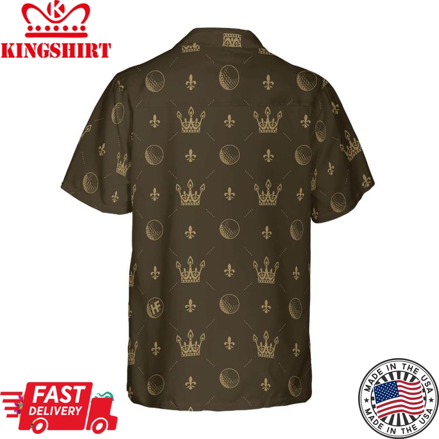 Luxury Royal Golf Ball Crown V2 Hawaiian Shirt