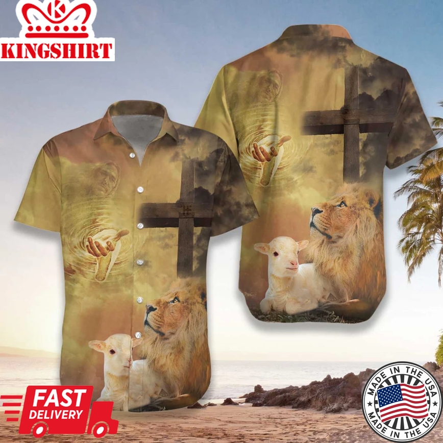 Majestic Island Encounter: Embracing Jesus' Splendor on Shirt