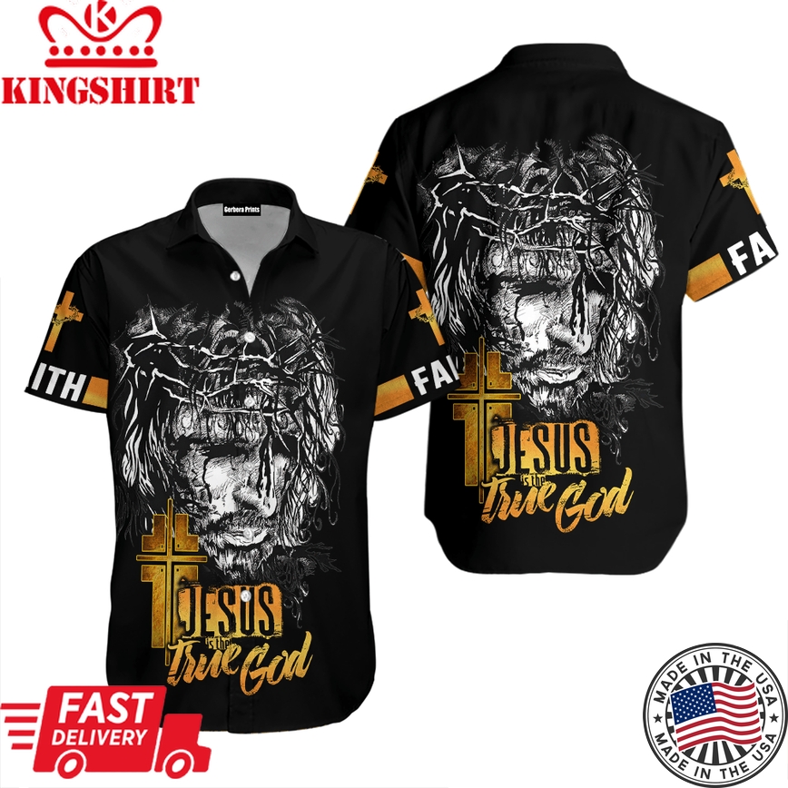 Majestic Savior: Lion of Faith Hawaiian Shirt