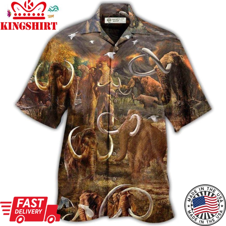 Mammoth Animals Bring Back The Mammoth Hawaiian Shirt