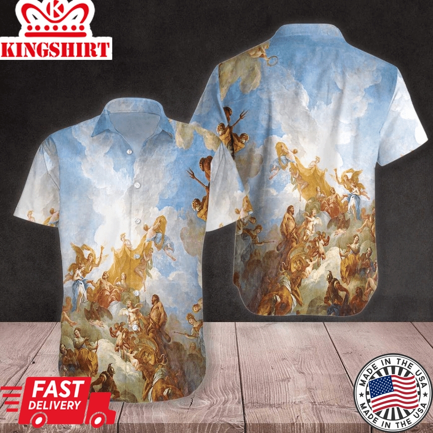 Marine Guardian: Lion of God Hawaiian Shirt