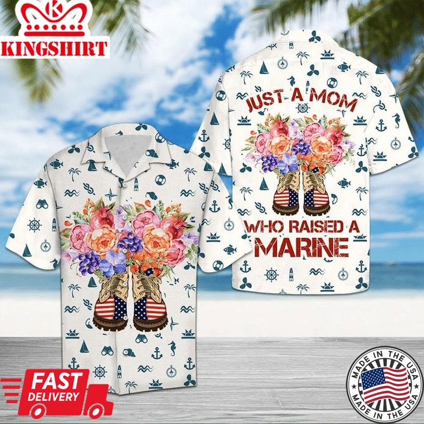 Marine Mom Hawaiian Shirt