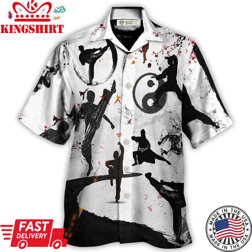 Martial Arts Kung Fu Surely Not Everybody Was Kung Fu Fighting Hawaiian Shirt