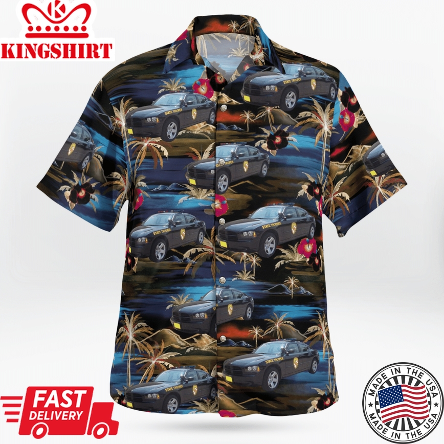 Maryland State Police Hawaiian Shirt