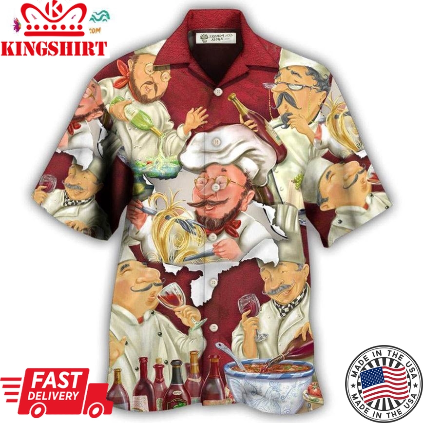 Master Chef Cooking Art Style Hawaiian Shirt