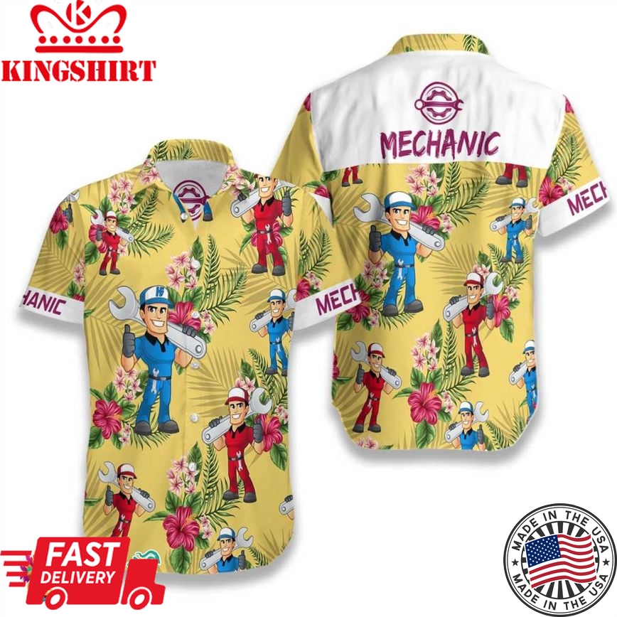 Mechanic Hawaiian Shirt