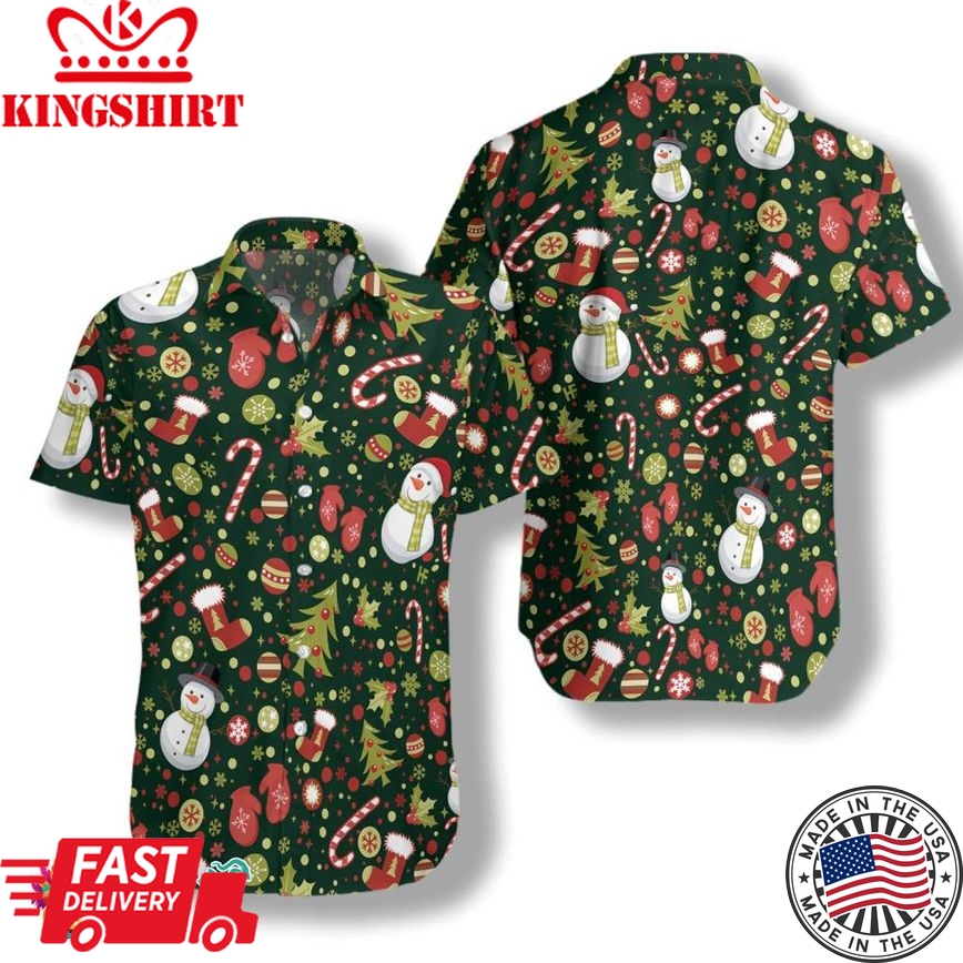 Merry Christmas Pattern 7 Hawaiian Shirt