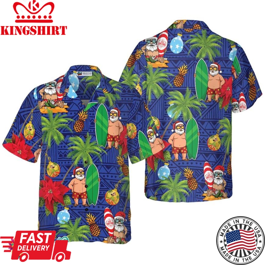 Merry Christmas Santa Claus 1 Hawaiian Shirt