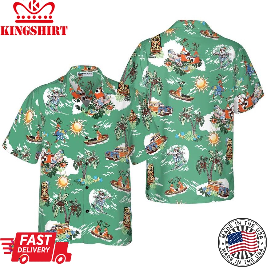 Merry Christmas Santa Claus 10 Hawaiian Shirt