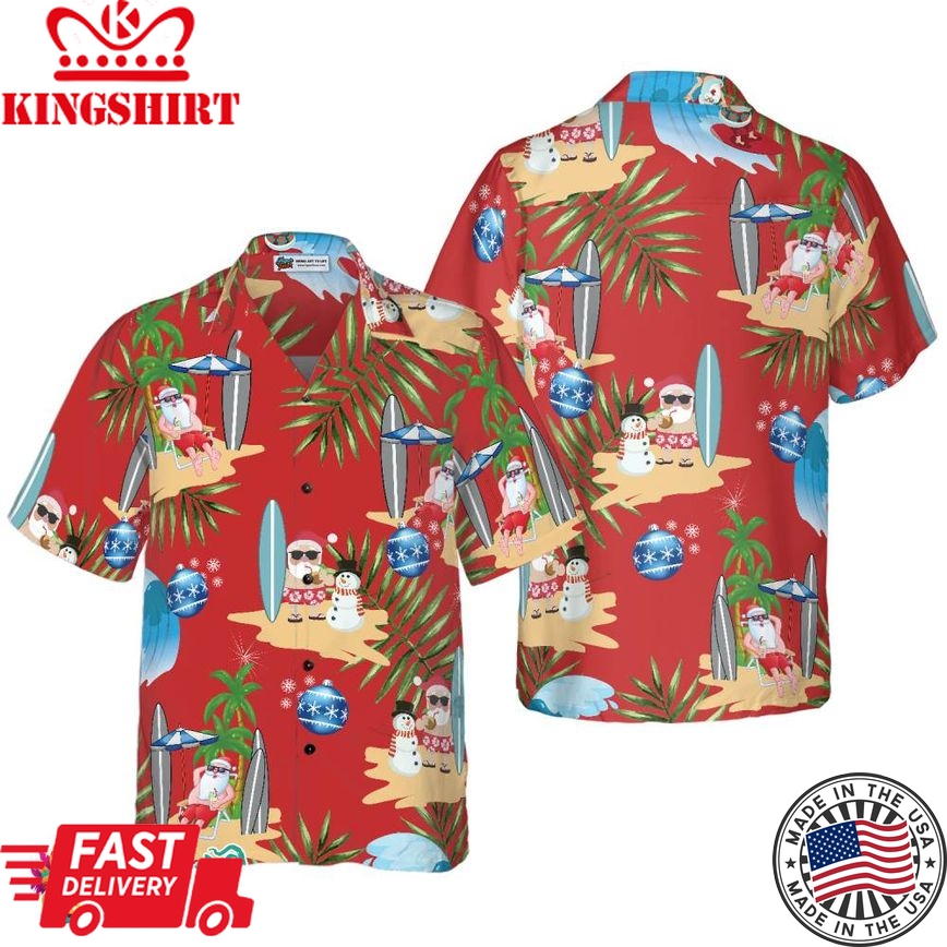 Merry Christmas Santa Claus 11 Hawaiian Shirt