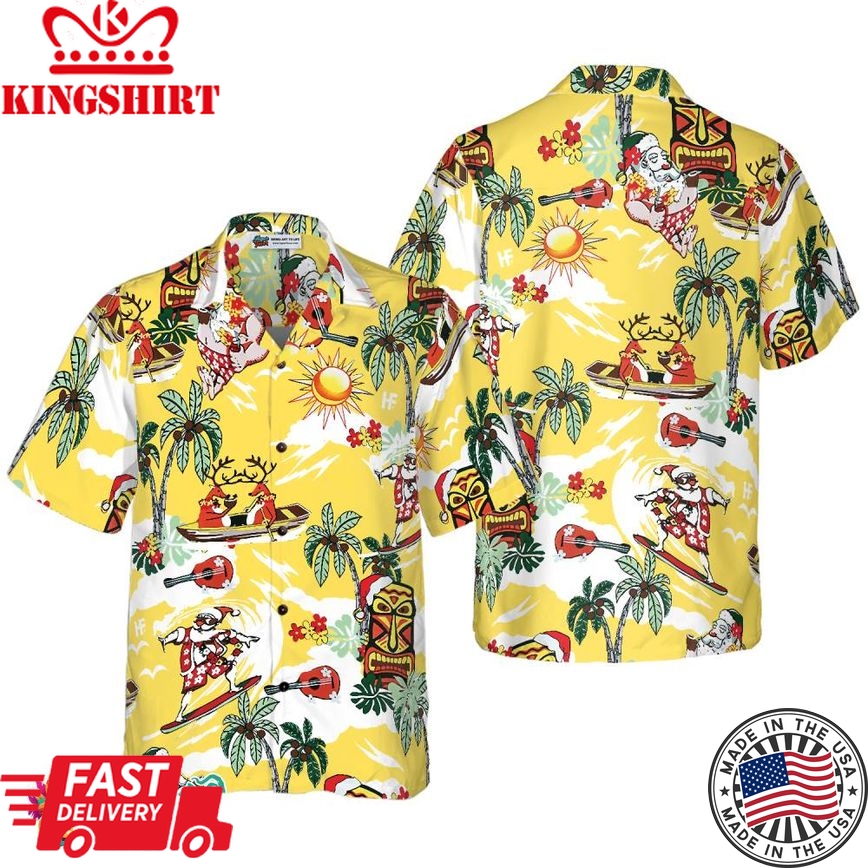 Merry Christmas Santa Claus 15 Hawaiian Shirt