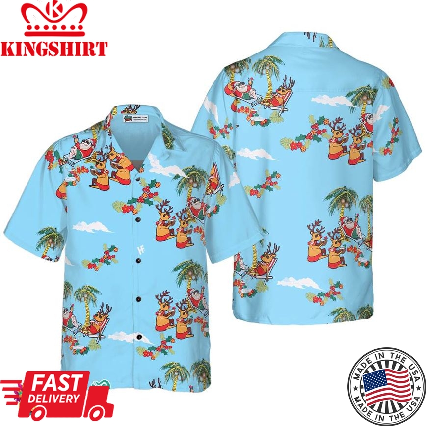 Merry Christmas Santa Claus 2 Hawaiian Shirt