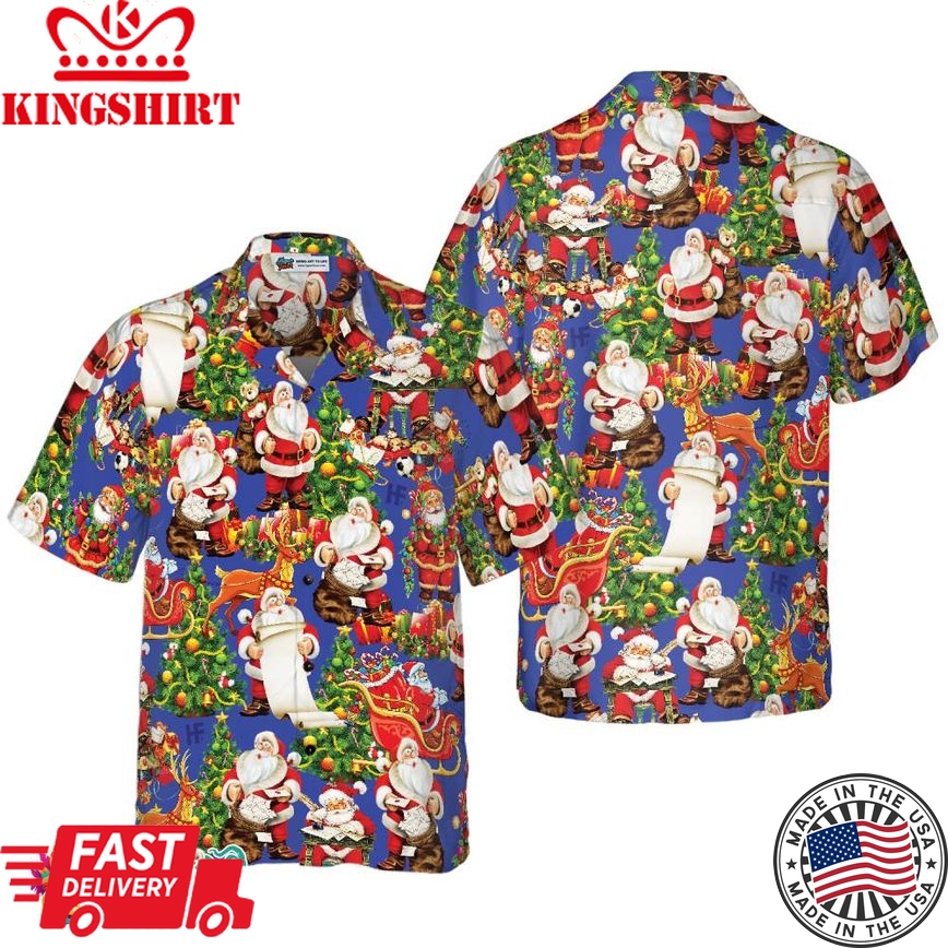 Merry Christmas Santa Claus 6 Hawaiian Shirt